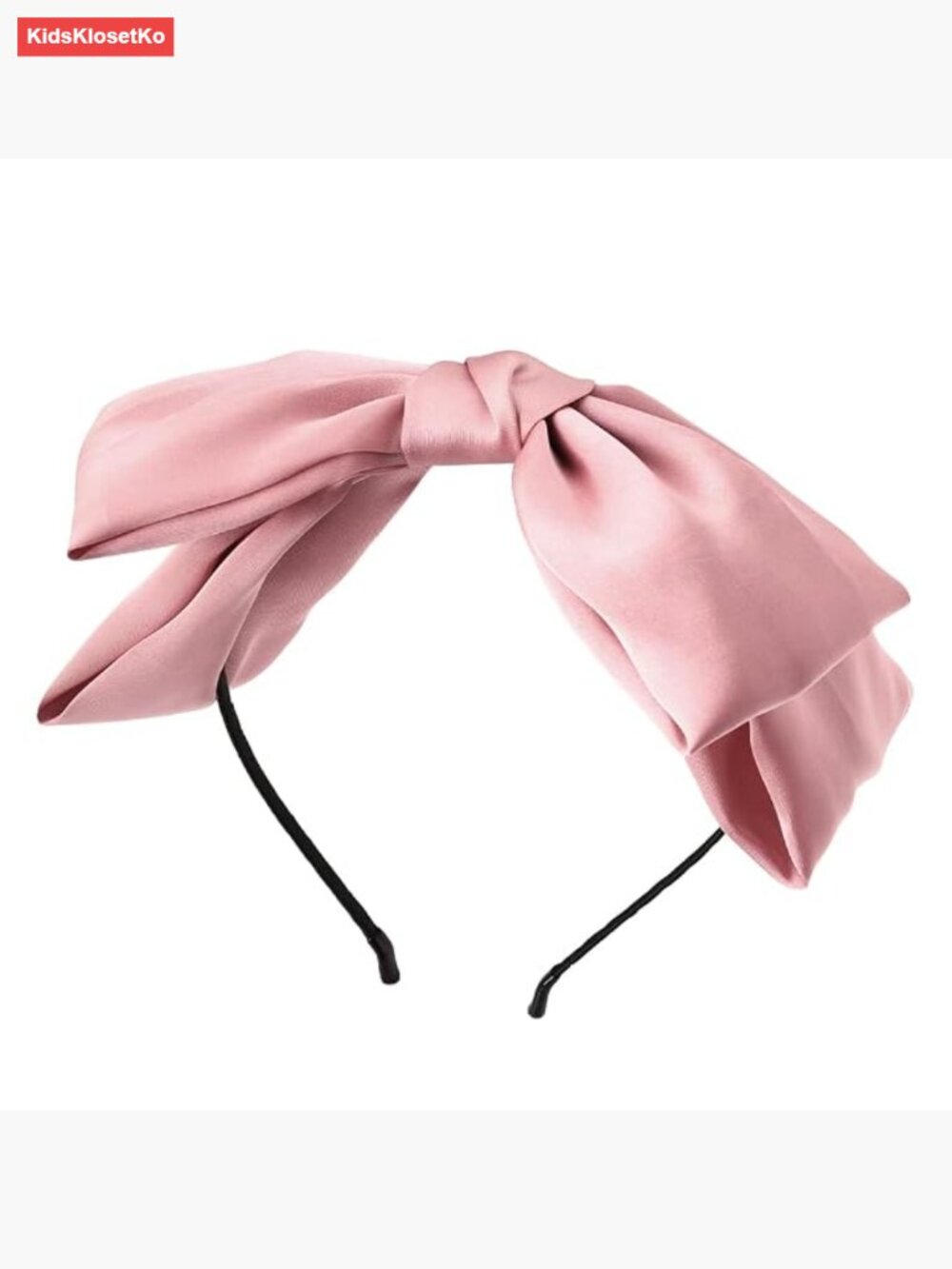 Silk Satin Bow Headband for Women